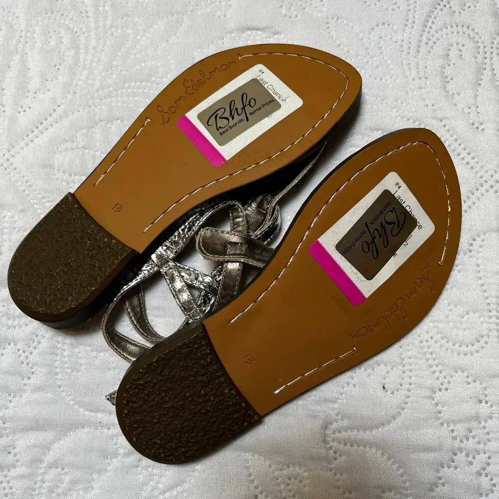NWT Sam Edelman Gigi Glitter Sandals Size 13